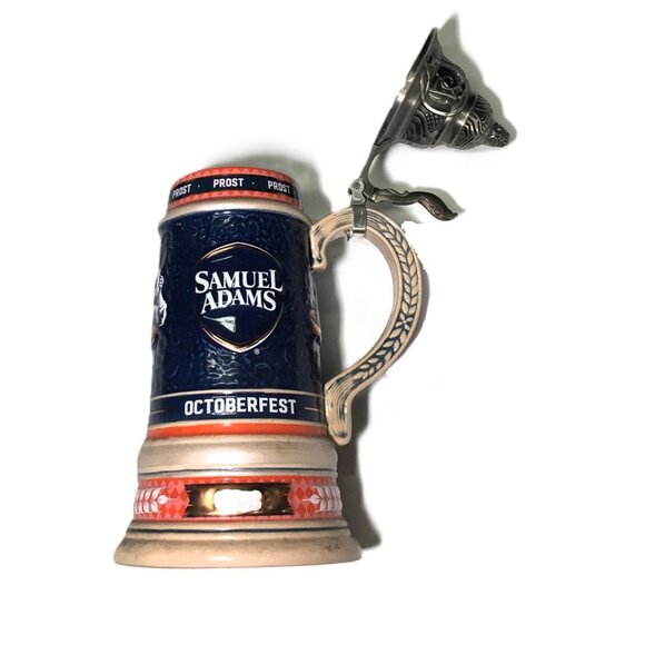 🛑SAMUEL ADAMS Octoberfest ➕🆒 BEER STEIN Limited Edition CUP 💸BUY NOW‼️🟢 - Picture 14 of 16